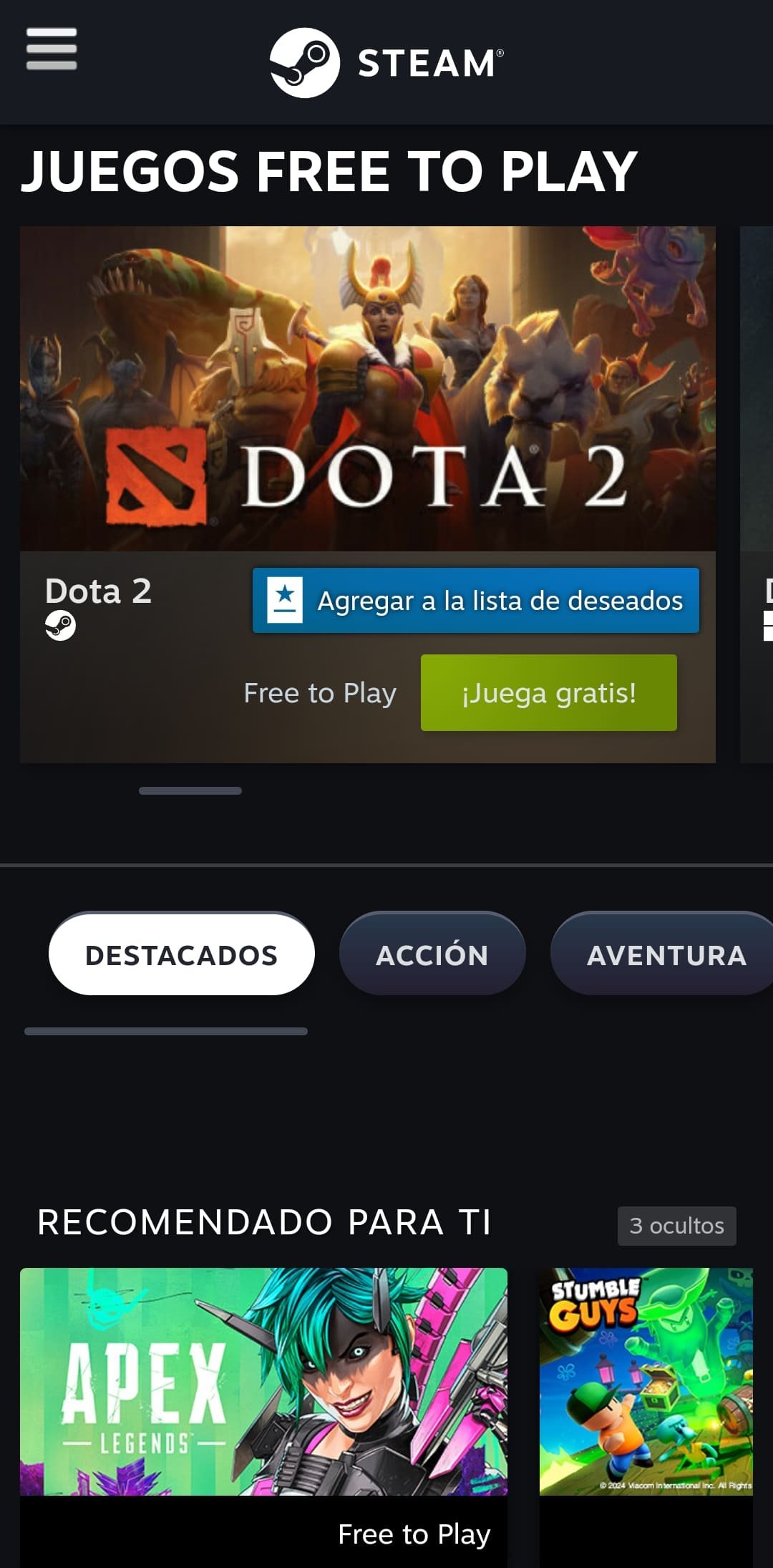 como crear cuenta de steam