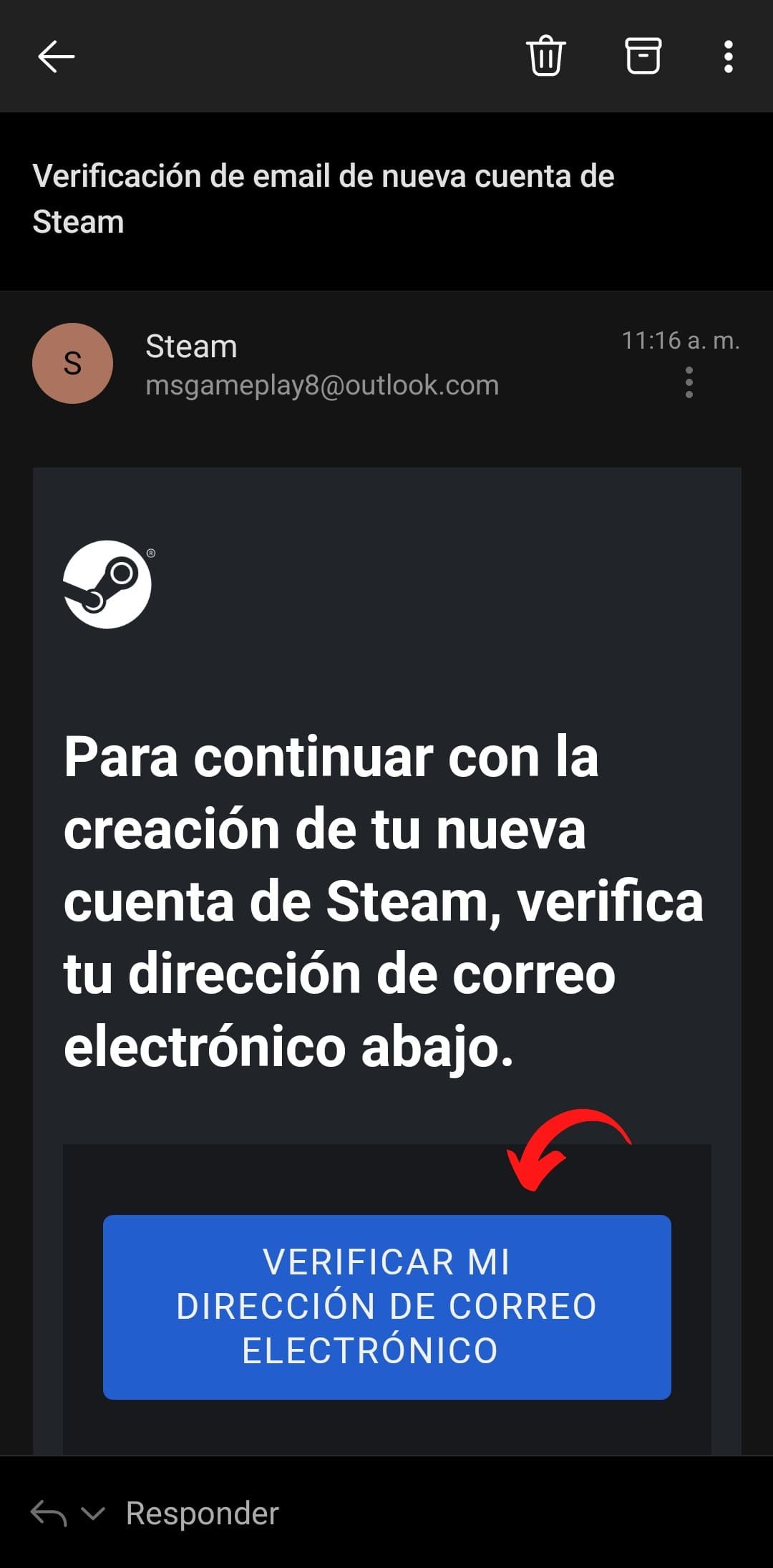 como crear una cuenta de steam en celular