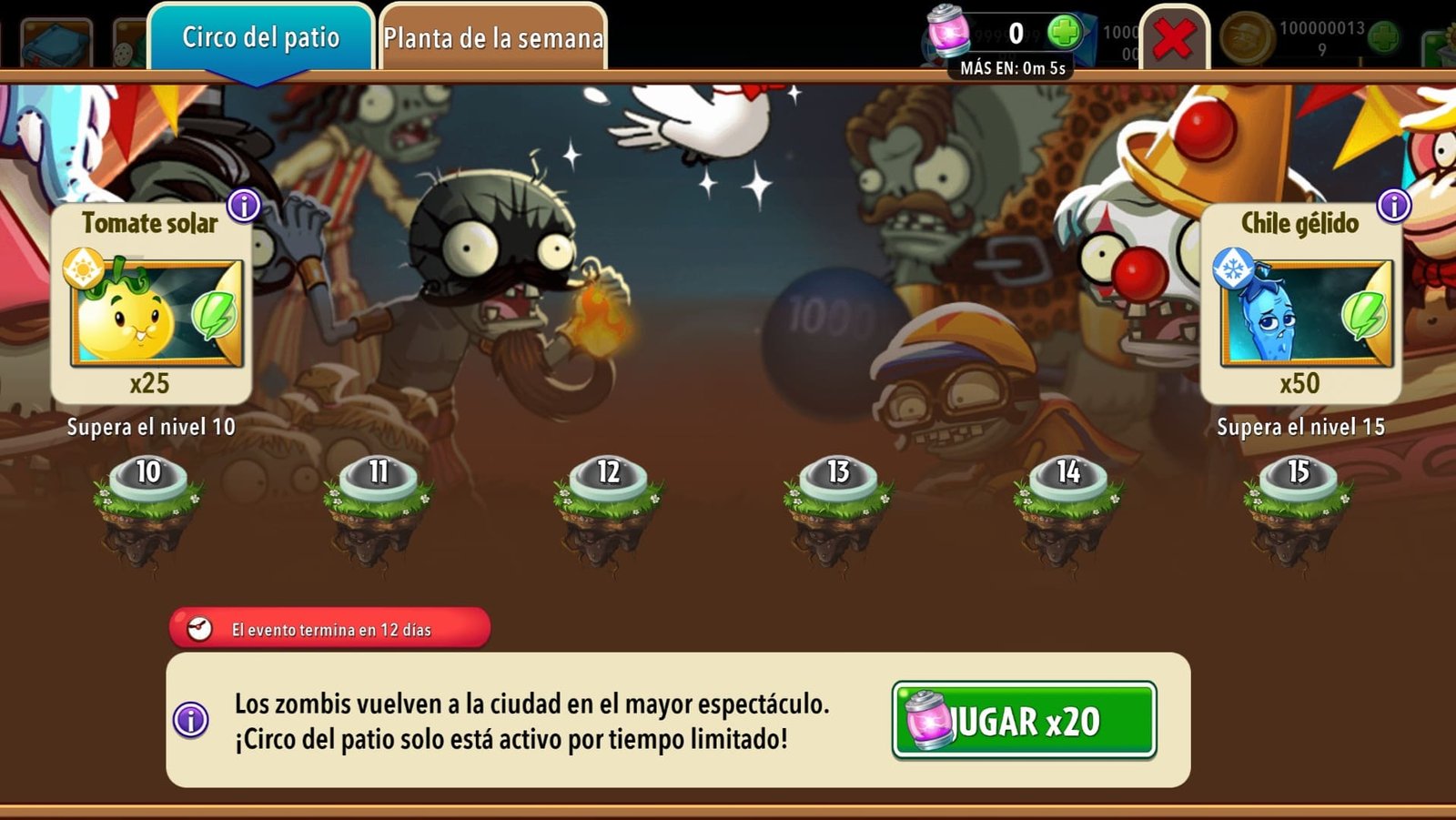 de plantas contra zombies