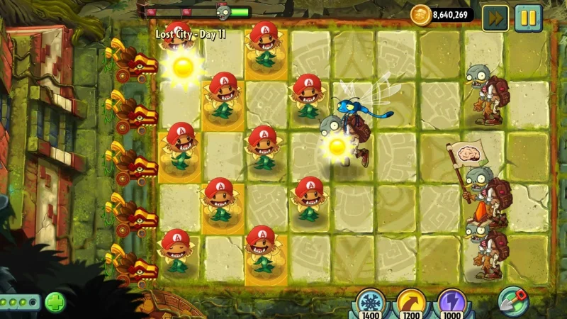 TOP 10 de los ATUENDOS Más Increíbles en PvZ2 Reflourished 11 todas las plantas de plantas contra zombies