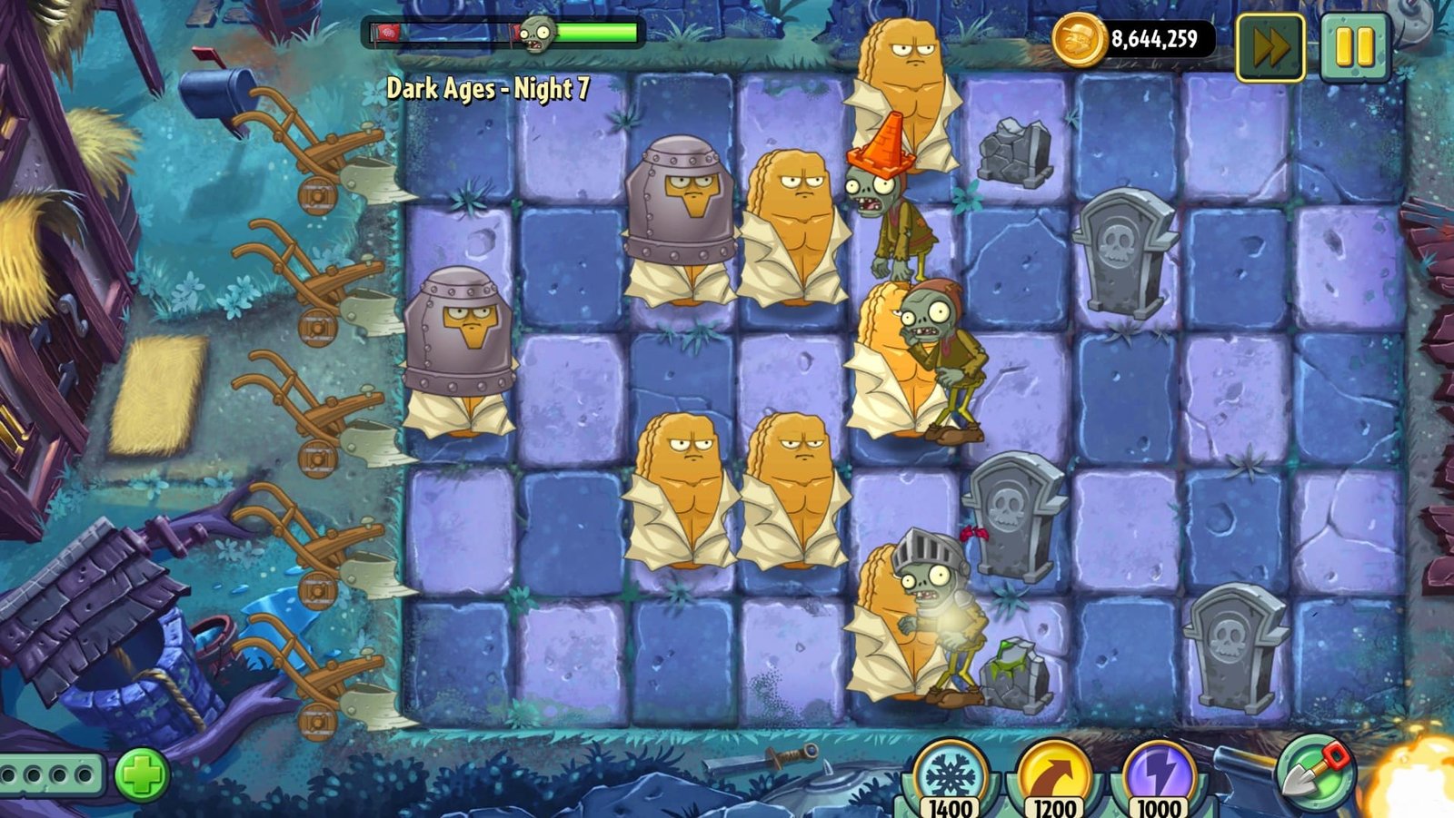 todas las plantas de plants vs zombies 1 y 2