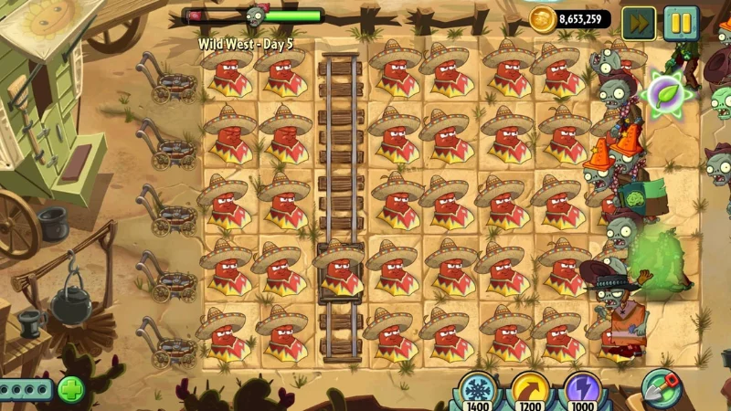 TOP 10 de los ATUENDOS Más Increíbles en PvZ2 Reflourished 7 todas las plantas de pvz 1