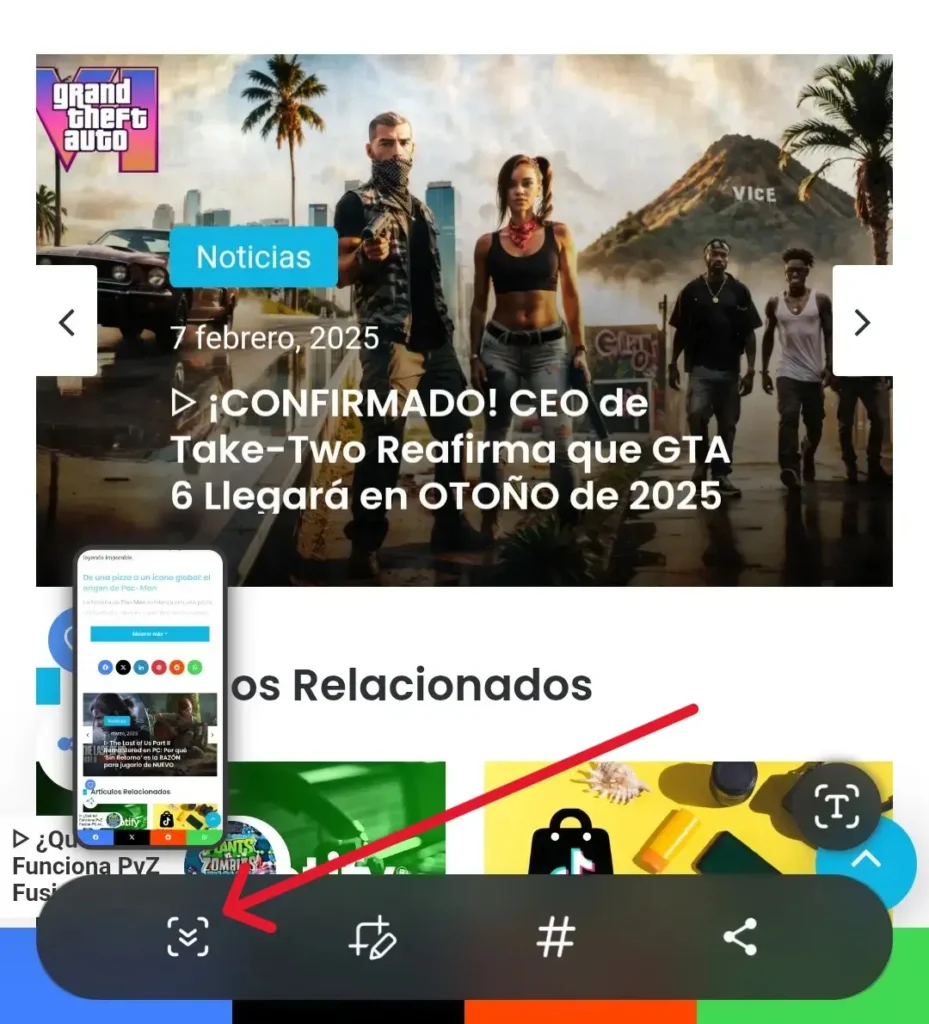 app para captura de pantalla larga