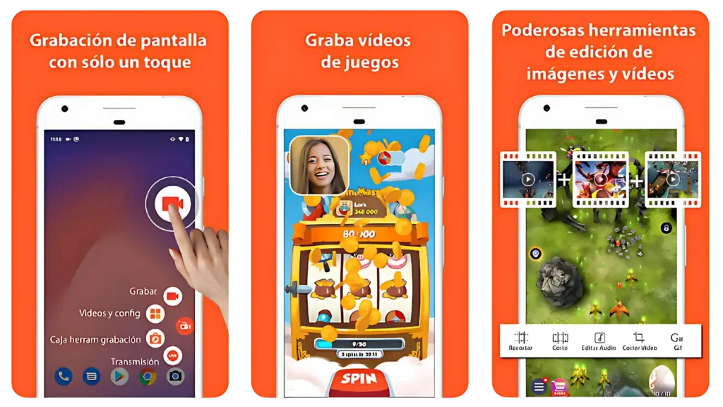 grabador pantalla movil