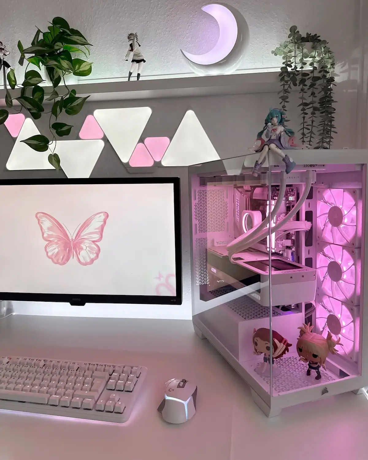 α
10 Kawaii Ideas for Gaming Setup Every Girl Will Love 1 amazing gaming room setup